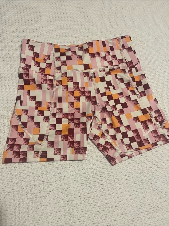 Brooks Pants - Women's Pink Geometric Active Shorts